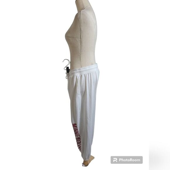 Disney White Minnie Mouse Sweatpants - Picture 6 of 8